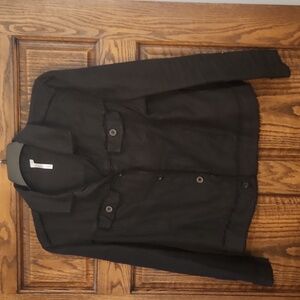 Lulu B frayed linen jacket